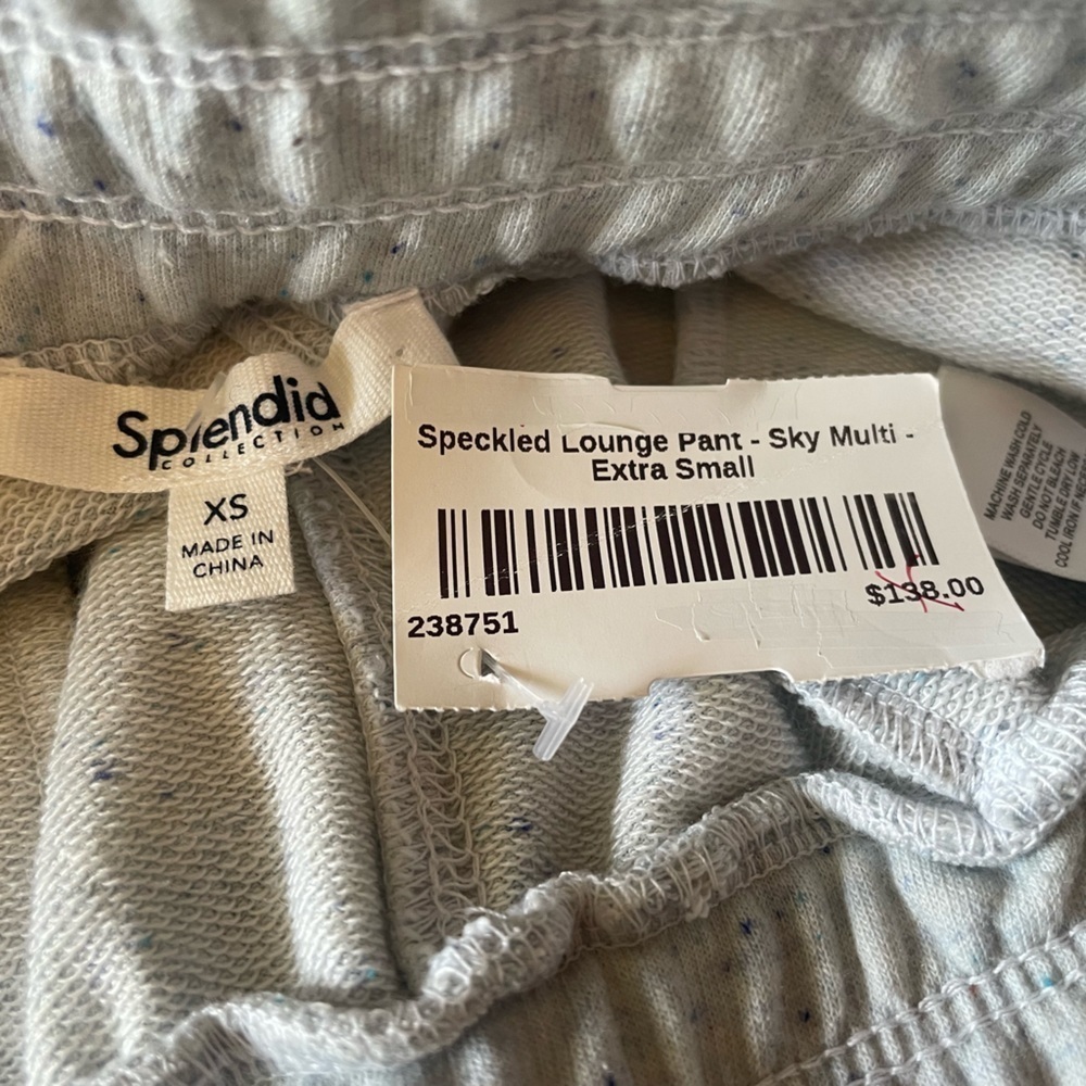 NWT. Splendid speckled lounge pants - Picture 2 of 5